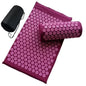 Spike Acupuncture Massage Yoga Mat Cushiont/Pillow Massager (appro.67*42cm)Acupressure Cushion Stress Relieve Back Body Pain Mat