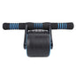 Springback Wheels Roller Domestic Abdominal Exerciser Push‑up Training Mute Fitness Equipment Blue Springback Wheels Roller