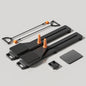 2-in-1 Abs & Ski Board - Portable Core/Leg Trainer, Split Pilates-Reformer for Home Gym, Lightweight Full-Body Fitness