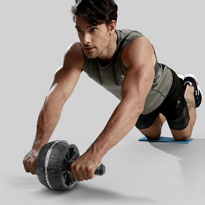 Abs Workout Ab Roller Wheel Exercise Equipment Abdominal Training Sports Equipment Keep Fitness Wheels for Gym Strength Workout