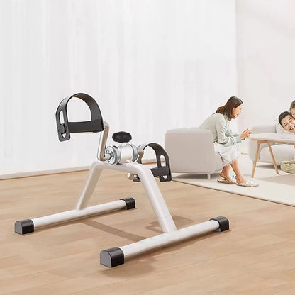 Portable Pedal Exerciser Under Desk Bike Pedal Exerciser Non Slip Foot Peddler Machine Mini Bicycle Trainer for Home Exercise