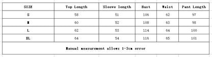 2pcs/Set New Women's Loose Sports Casual Sweater Suit Two-Piece Streetwear Pants Suit Sports Pullover