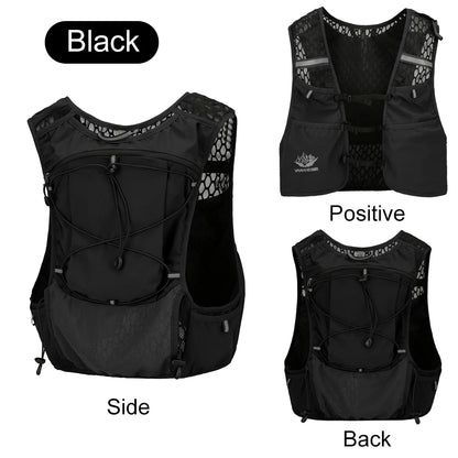 Lightweight Running Vest Waterproof Water Bladder Daypack Reflective Outdoors Hydration Pack for Hiking Trail Running