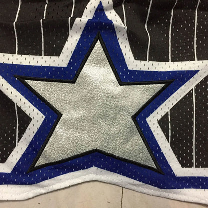 2025 Retro Embroidered Basketball Shorts Men High-Waisted Gym Cropped Shorts - Athletic Streetwear Training Sportswear