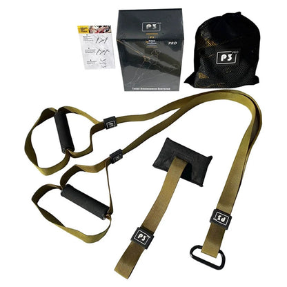 Suspension Trainer System Resistance Trainer Fitness Straps Multi-Function Bodyweight Resistance Bands for Full Body Workout