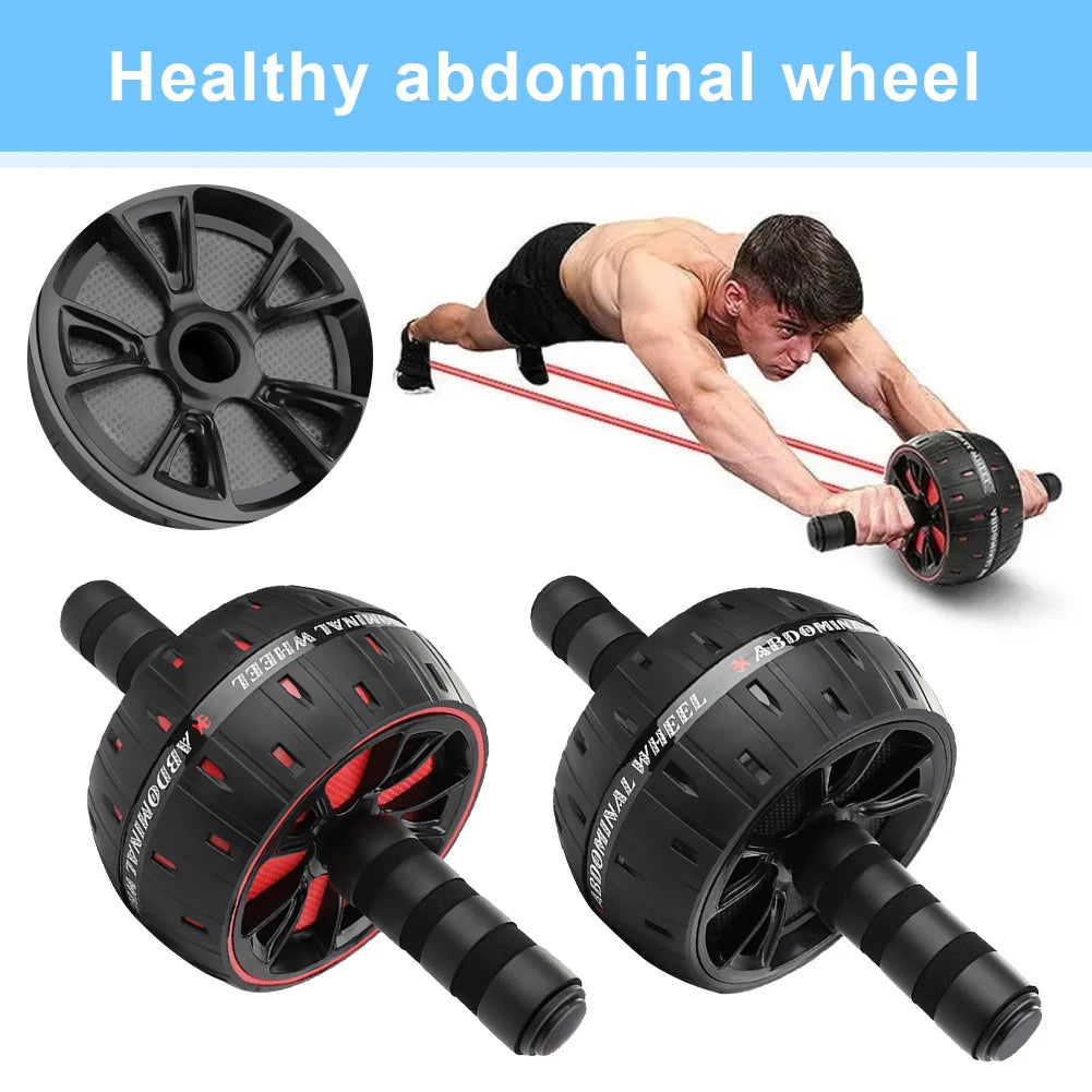 Abs Workout Ab Roller Wheel Exercise Equipment Abdominal Training Sports Equipment Keep Fitness Wheels for Gym Strength Workout