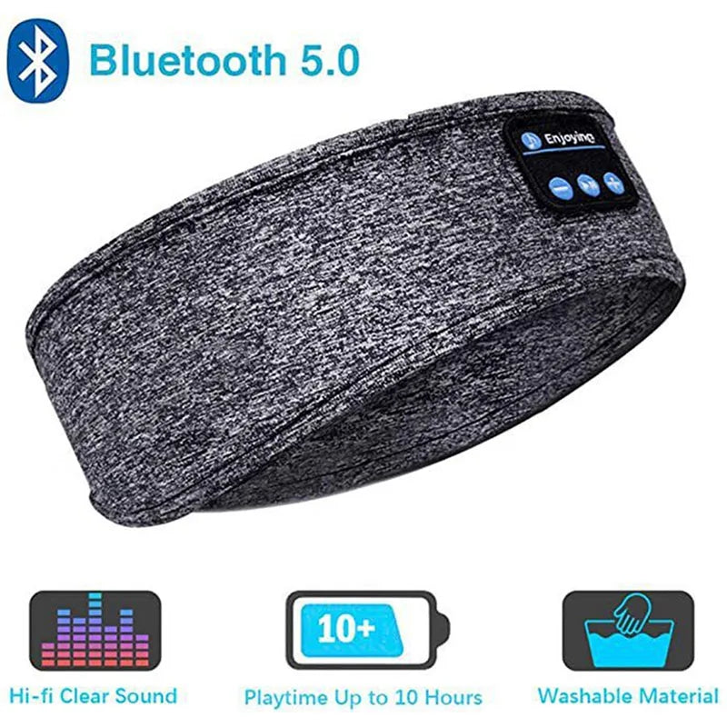 Sports Fitness Music Bluetooth Headband Elastic Sleeping Eye Mask Patch Wireless Bluetooth Headset Wireless Headscarf Earphones
