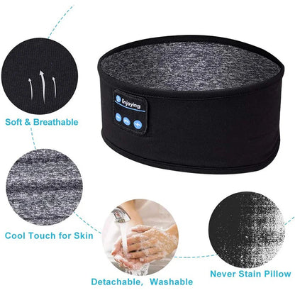 Sports Fitness Music Bluetooth Headband Elastic Sleeping Eye Mask Patch Wireless Bluetooth Headset Wireless Headscarf Earphones