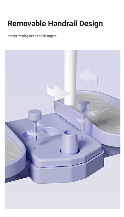 "Foldable 3-in-1 Ski Trainer: Leg, Pelvic & Hip Strengthener for Postpartum Women, Home Gym Equipment"