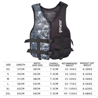 Adjustable Buoyancy Survival Suit Neoprene Warm Water Sports Life Jacket Wear-resistant Multipurpose for Swimming Sea Fishing