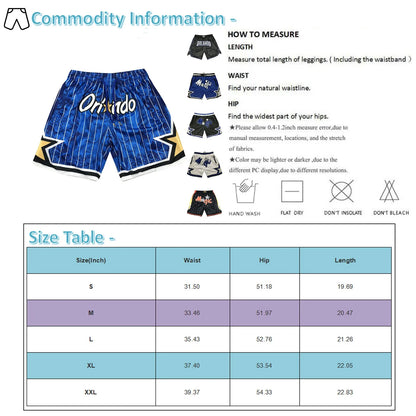 2025 Retro Embroidered Basketball Shorts Men High-Waisted Gym Cropped Shorts - Athletic Streetwear Training Sportswear