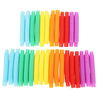 6 Color Tube Toys for exercise - Fun Fitness Equipment for Kids & Adults