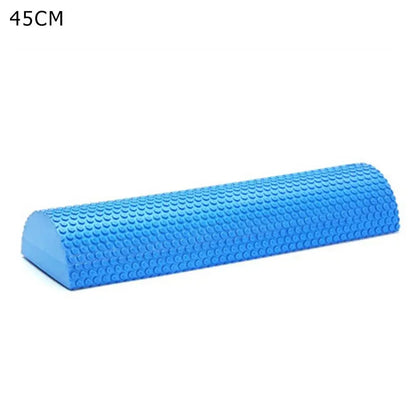 Half Round 30-45cm EVA Massage Foam Roller Yoga Pilates Fitness Equipment Balance Pad Yoga Blocks With Massage Floating Point