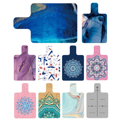 Rubber Yoga Meditation Pad Anti-Slip Pilates Gymnastics Mat Soft Breathable Portable High-Temperature Resistant Sports Equipment