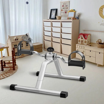 Portable Pedal Exerciser Under Desk Bike Pedal Exerciser Non Slip Foot Peddler Machine Mini Bicycle Trainer for Home Exercise