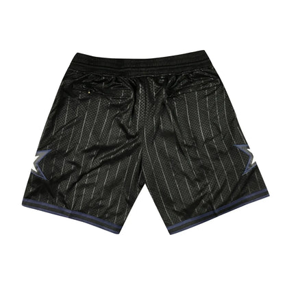 2025 Retro Embroidered Basketball Shorts Men High-Waisted Gym Cropped Shorts - Athletic Streetwear Training Sportswear